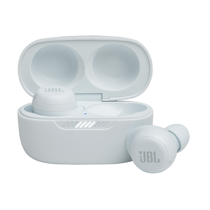 JBL Live Free NC+ TWS - White - True wireless Noise Cancelling earbuds - Hero image number null